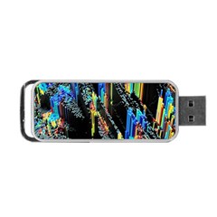 Abstract 3d Blender Colorful Portable Usb Flash (two Sides)