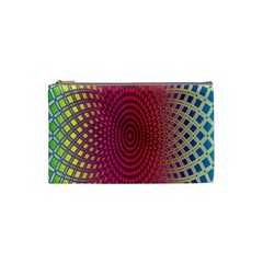 Abstract Circle Colorful Cosmetic Bag (small)  by Simbadda