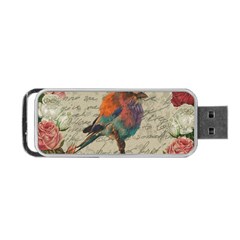 Vintage Bird Portable Usb Flash (one Side)