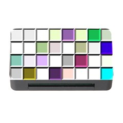 Color Tiles Abstract Mosaic Background Memory Card Reader With Cf