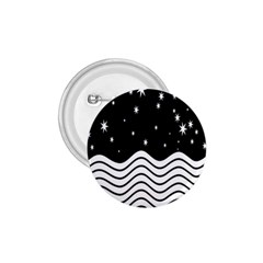 Black And White Waves And Stars Abstract Backdrop Clipart 1 75  Buttons by Simbadda