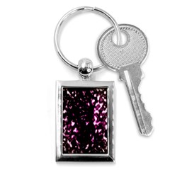 Background Structure Magenta Brown Key Chains (rectangle)  by Simbadda