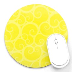 Pattern Round Mousepads by Valentinaart