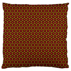 Lunares Pattern Circle Abstract Pattern Background Large Flano Cushion Case (two Sides) by Simbadda