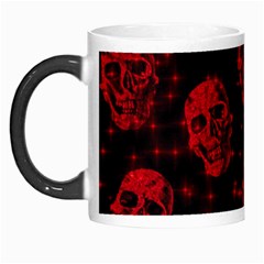 Sparkling Glitter Skulls Red Morph Mugs by ImpressiveMoments