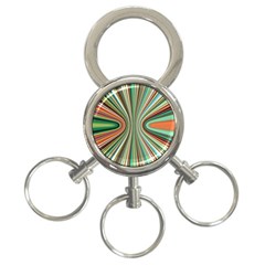 Colorful Spheric Background 3-ring Key Chains by Simbadda