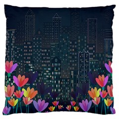 Urban Nature Large Cushion Case (one Side) by Valentinaart