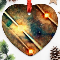 Light Space Ornament (heart) by DeneWestUK