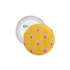 Flower Floral Tulip Leaf Pink Yellow Polka Sot Spot 1 75  Buttons by Mariart