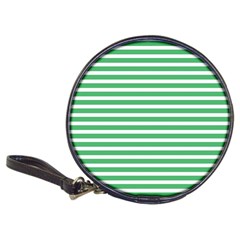 Horizontal Stripes Green Classic 20-cd Wallets by Mariart