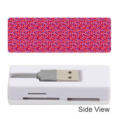 Red White And Blue Leopard Print  Memory Card Reader (stick) 