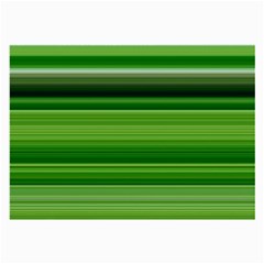 Horizontal Stripes Line Green Large Glasses Cloth by Mariart