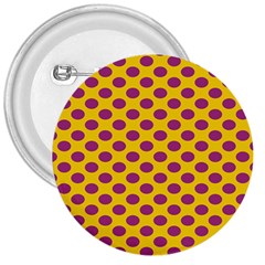 Polka Dot Purple Yellow Orange 3  Buttons by Mariart