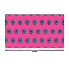 Polka Dot Circle Pink Purple Green Business Card Holders