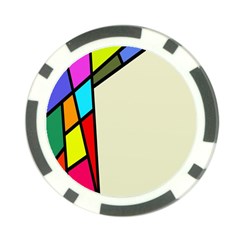 Digitally Created Abstract Page Border With Copyspace Poker Chip Card Guard by Simbadda