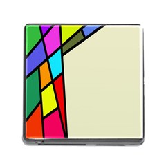 Digitally Created Abstract Page Border With Copyspace Memory Card Reader (square) by Simbadda