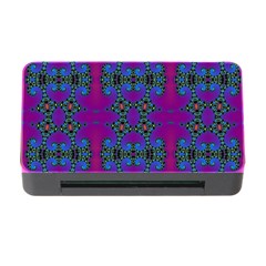 Purple Seamless Pattern Digital Computer Graphic Fractal Wallpaper Memory Card Reader With Cf by Simbadda