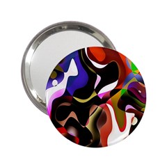 Colourful Abstract Background Design 2 25  Handbag Mirrors by Simbadda