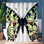 A Colorful Butterfly Image Shower Curtain 60  x 72  (Medium)  60 x72  Curtain