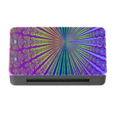 Blue Fractal That Looks Like A Starburst Memory Card Reader With Cf by Simbadda