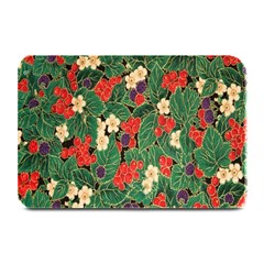 Berries And Leaves Plate Mats by Simbadda