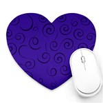 Pattern Heart Mousepads Front