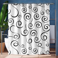 Pattern Shower Curtain 60  X 72  (medium)  by Valentinaart