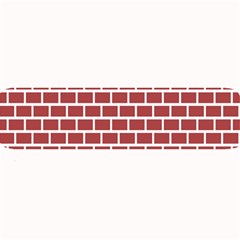 Brick Line Red White Large Bar Mats by Mariart