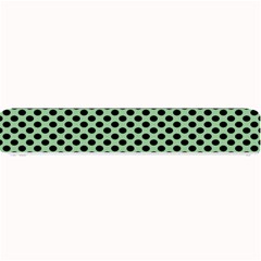 Polka Dot Green Black Small Bar Mats by Mariart