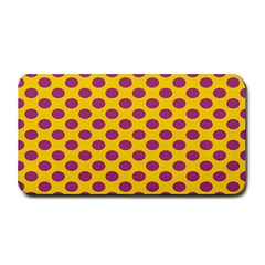 Polka Dot Purple Yellow Medium Bar Mats by Mariart