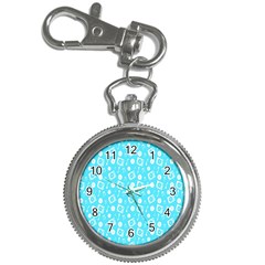 Record Blue Dj Music Note Club Key Chain Watches by Mariart