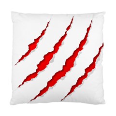 Scratches Claw Red White Standard Cushion Case (one Side) by Mariart