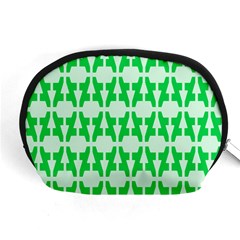 Sign Green A Accessory Pouches (medium)  by Mariart