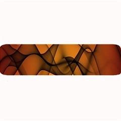 Transparent Waves Wave Orange Large Bar Mats by Mariart