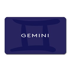 Zodiac Gemini Magnet (rectangular) by Mariart