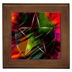 Colorful Background Star Framed Tiles by Simbadda