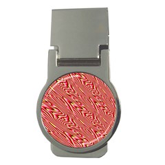 Abstract Neutral Pattern Money Clips (round) 