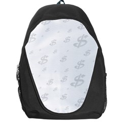 Dollar Sign Transparent Backpack Bag by Mariart