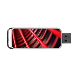 Abstract Of A Red Metal Chair Portable Usb Flash (two Sides)