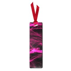 Abstract Pink Smoke On A Black Background Small Book Marks by Nexatart