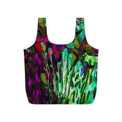 Bright Tropical Background Abstract Background That Has The Shape And Colors Of The Tropics Full Print Recycle Bags (s)  by Nexatart