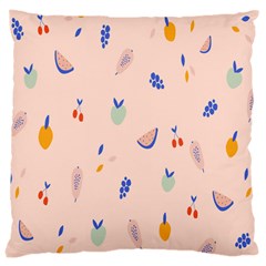 Papaya Apple Cherry Wine Fruit Pink Purple Large Cushion Case (one Side) by Mariart