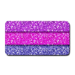 Violet Girly Glitter Pink Blue Medium Bar Mats by Mariart