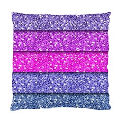 Violet Girly Glitter Pink Blue Standard Cushion Case (one Side) by Mariart