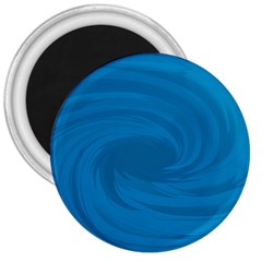 Whirlpool Hole Wave Blue Waves Sea 3  Magnets