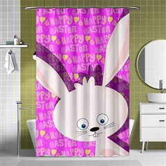 Easter Bunny  Shower Curtain 48  X 72  (small)  by Valentinaart