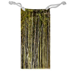 Bamboo Trees Background Jewelry Bag by Nexatart