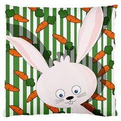 Easter Bunny  Large Cushion Case (one Side) by Valentinaart