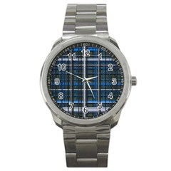 3d Effect Apartments Windows Background Sport Metal Watch by Nexatart