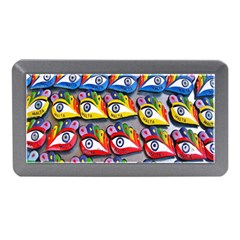 The Eye Of Osiris As Seen On Mediterranean Fishing Boats For Good Luck Memory Card Reader (mini) by Nexatart